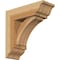 Ekena Millwork Thorton Traditional Rough Sawn Bracket w/ Offset Brace, Western Red Cedar, 6"W x 16"D x 16"H BKT0604X16X16THR01RWR - alternate 1